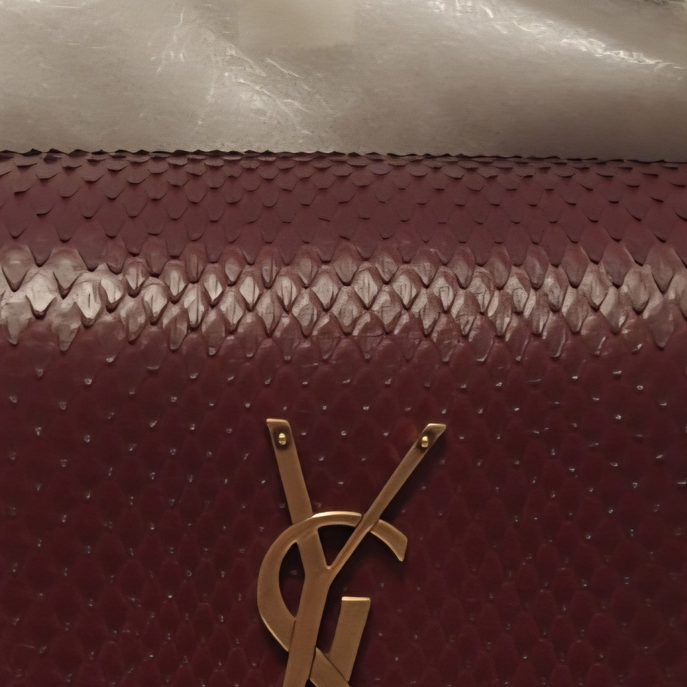 Brand NEW LIMITED EDITION Yves Saint Laurent Red Shoulder Bag with Gold Logo